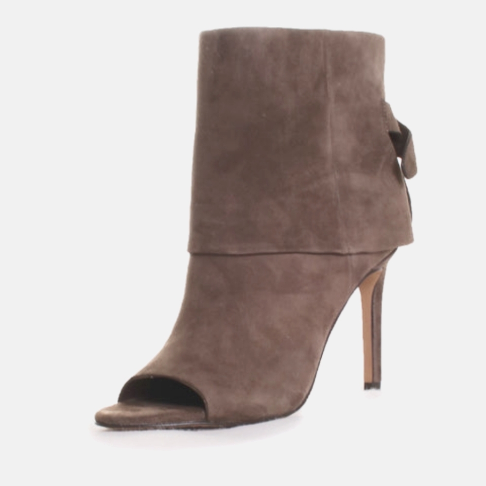 NEW VINCE CAMUTO | $159 Amesha Suede Foldover Heeled Bootie - Picture 4 of 11
